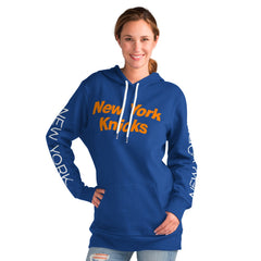 NBA - New York Knicks G-III 4Her by Carl Banks Women's Base Coach Pullover Hoodie - Blue