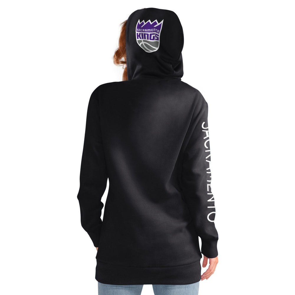 NBA - Sacramento Kings G-III 4Her by Carl Banks Women's Base Coach Pullover Hoodie - Black
