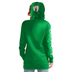 NBA - Boston Celtics G-III 4Her by Carl Banks Women's Base Coach Pullover Hoodie - Kelly Green