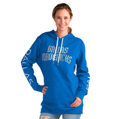 NBA - Dallas Mavericks G-III 4Her by Carl Banks Women's Base Coach Pullover Hoodie - Blue