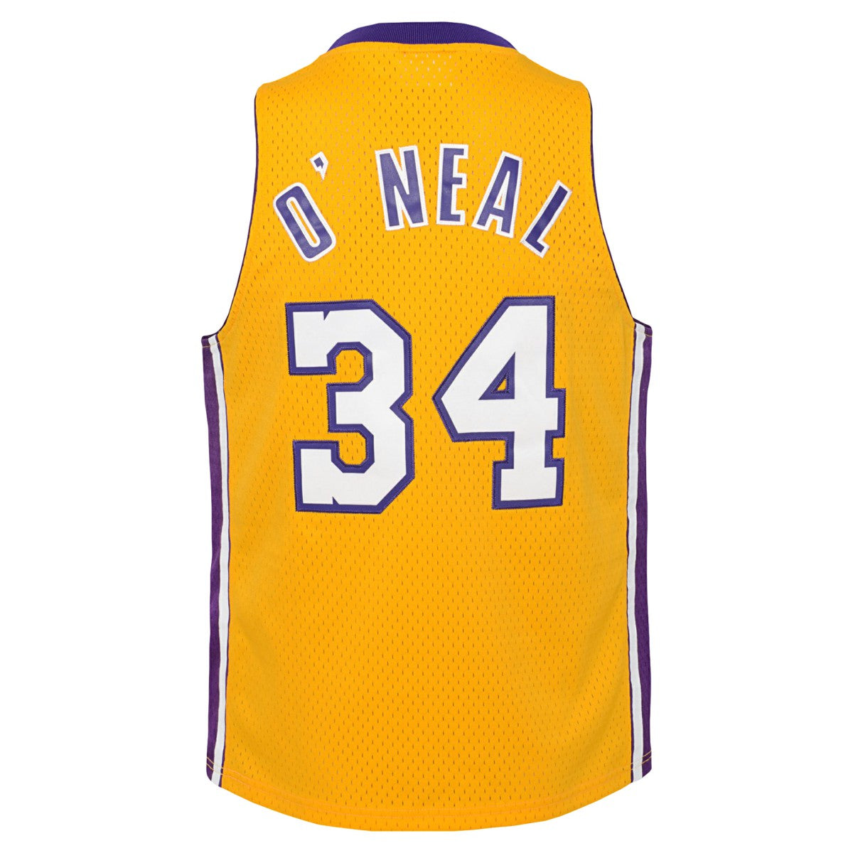 Mitchell & Ness - Shaquille O'Neal Los Angeles Lakers Youth 1999/00 Hardwood Classics Swingman Jersey - Gold