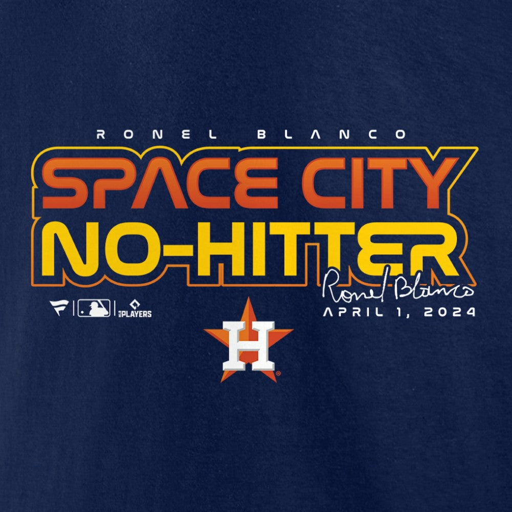 Ronel Blanco Houston Astros  Space City No-Hitter T-Shirt Clearance