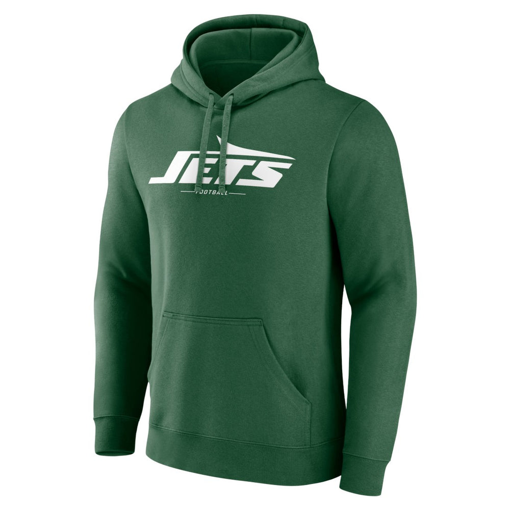 New York Jets Team Lockup Pullover Hoodie Green - Fanatics