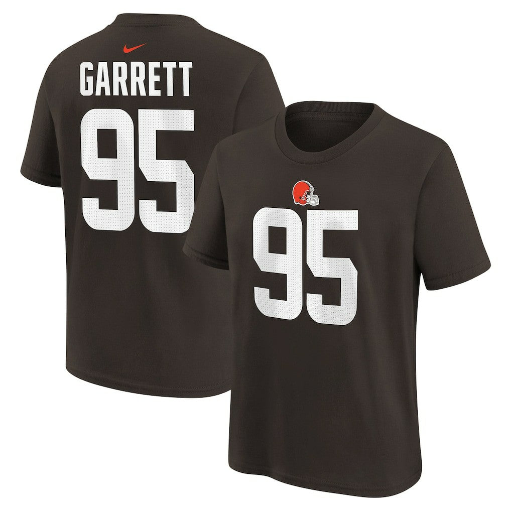 Myles Garrett Cleveland Browns Youth Player Name & Number T-Shirt Brown - Nike