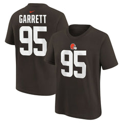Myles Garrett Cleveland Browns Youth Player Name & Number T-Shirt Brown - Nike