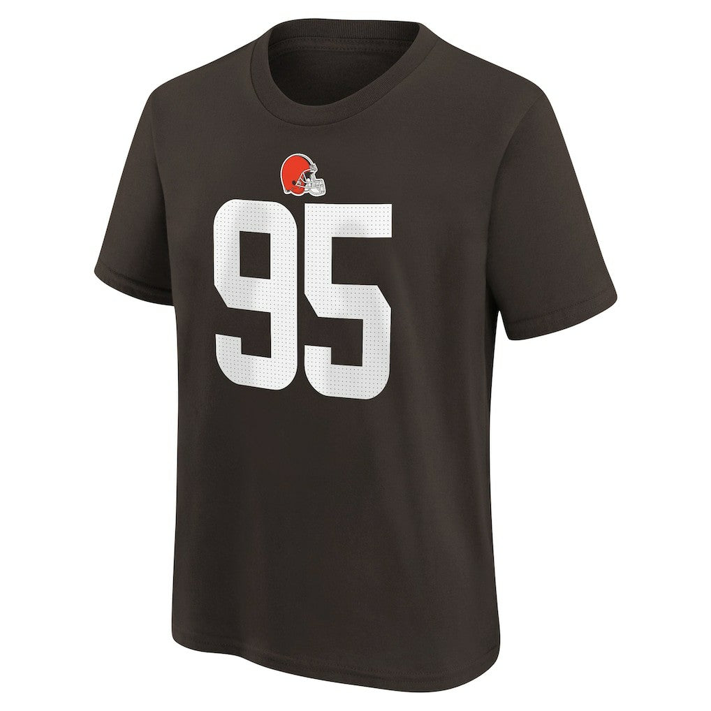 Myles Garrett Cleveland Browns Youth Player Name & Number T-Shirt Brown - Nike