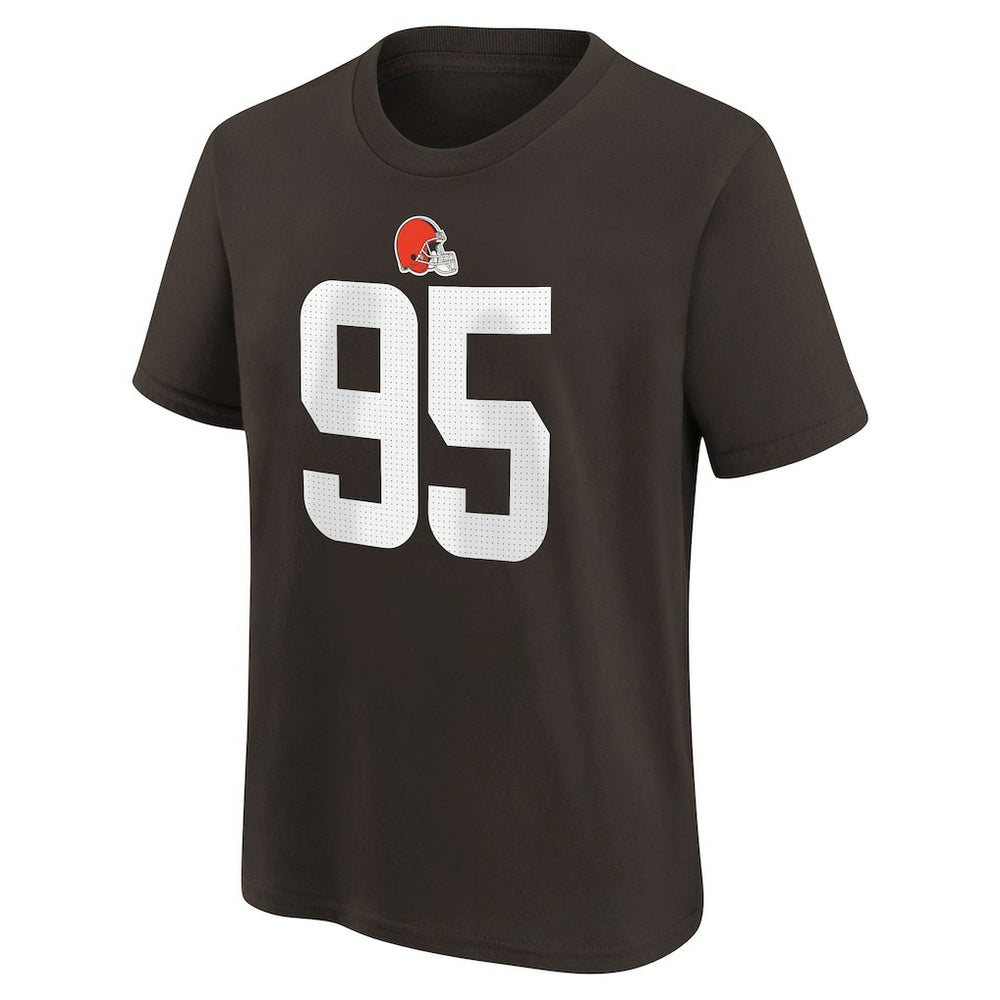 Myles Garrett Cleveland Browns Youth Player Name & Number T-Shirt Brown - Nike