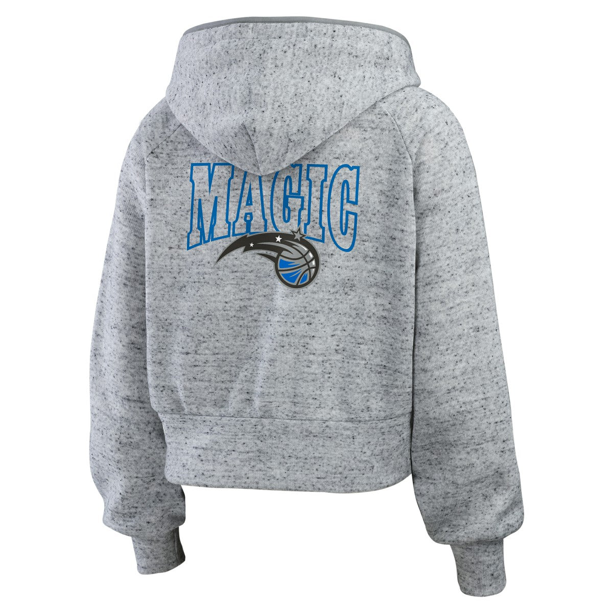 NBA - Orlando Magic WEAR by Erin Andrews Women's Speckled Radiator Full-Zip Hoodie - Heather Gray