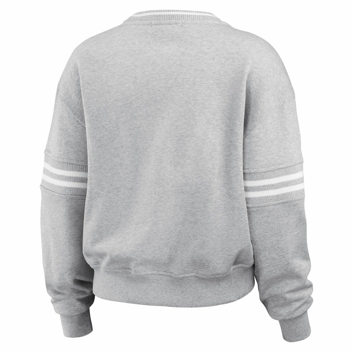 NBA - Milwaukee Bucks WEAR by Erin Andrews Women's French Terry Pullover Sweatshirt - Heather Gray