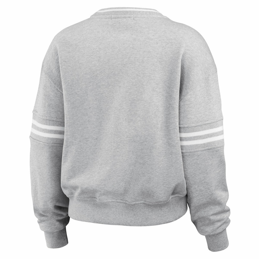 NBA - Milwaukee Bucks WEAR by Erin Andrews Women's French Terry Pullover Sweatshirt - Heather Gray