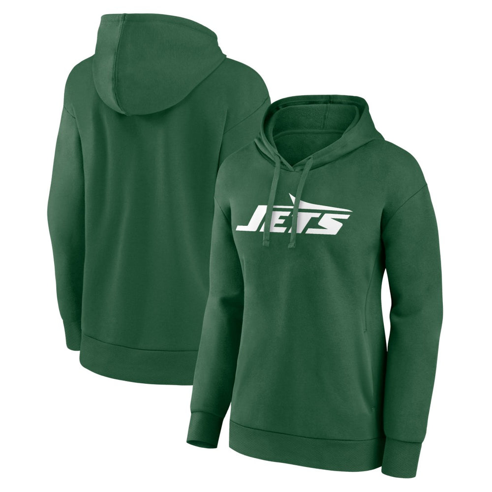 New York Jets Women's Primary Logo Pullover Hoodie Green - Fanatics
