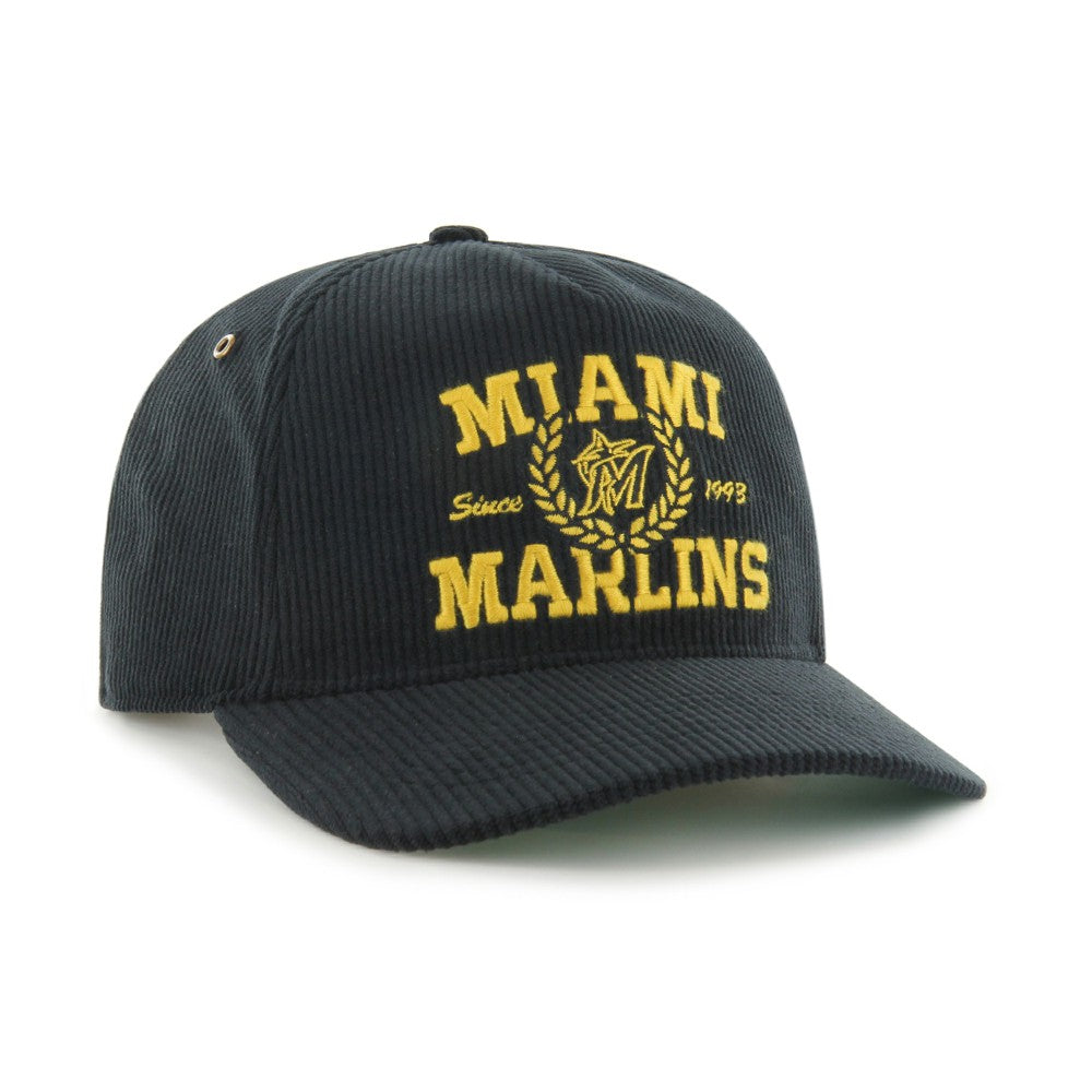 Miami Marlins '47 Laurus Corduroy Hitch Snapback Hat discount