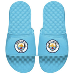 Manchester City ISlide Unisex Primary Logo Slide Sandals - Sky Blue