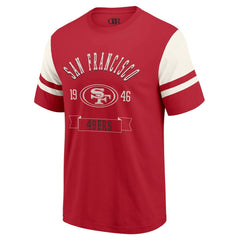 San Francisco 49ers Darius Rucker Collection Football T-Shirt Scarlet - Fanatics