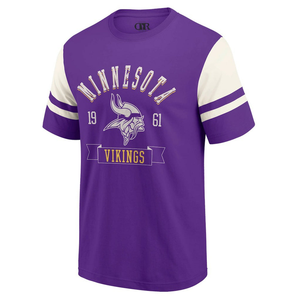 Minnesota Vikings Darius Rucker Collection Football T-Shirt Purple - Fanatics