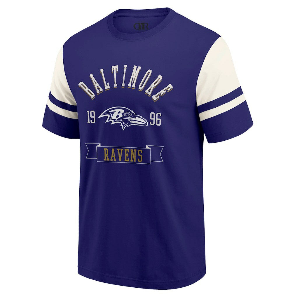 Baltimore Ravens Darius Rucker Collection Football T-Shirt Purple - Fanatics