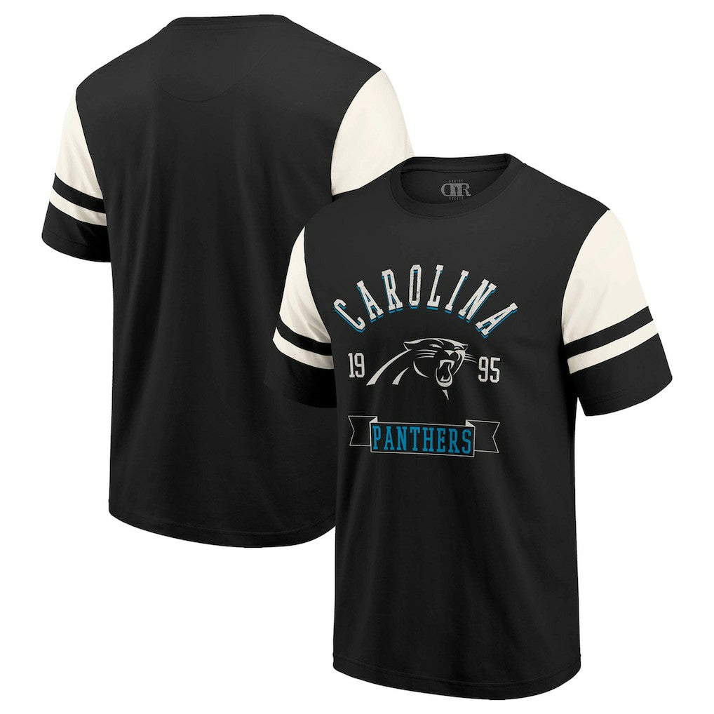 Carolina Panthers Darius Rucker Collection Football T-Shirt Black - Fanatics