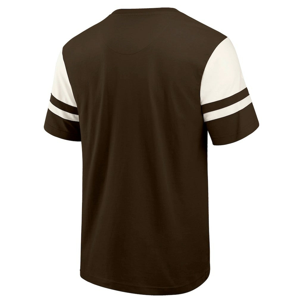 Cleveland Browns Darius Rucker Collection Football T-Shirt Brown - Fanatics