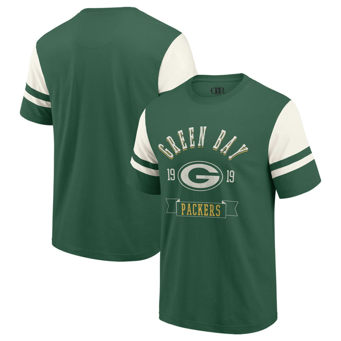 Green Bay Packers Darius Rucker Collection Football T-Shirt Green - Fanatics