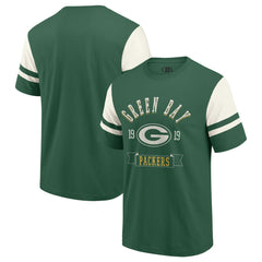 Green Bay Packers Darius Rucker Collection Football T-Shirt Green - Fanatics