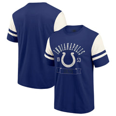 Indianapolis Colts Darius Rucker Collection Football T-Shirt Royal - Fanatics