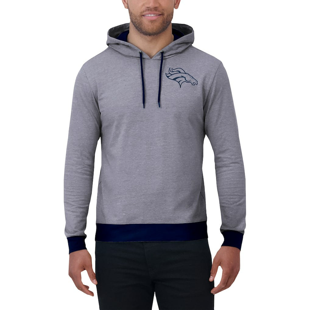 Denver Broncos Darius Rucker Collection Tonal Knit Pullover Hoodie Navy - Fanatics