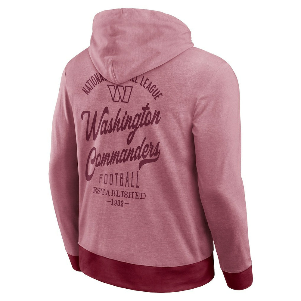 Washington Commanders Darius Rucker Collection Tonal Knit Pullover Hoodie Burgundy - Fanatics
