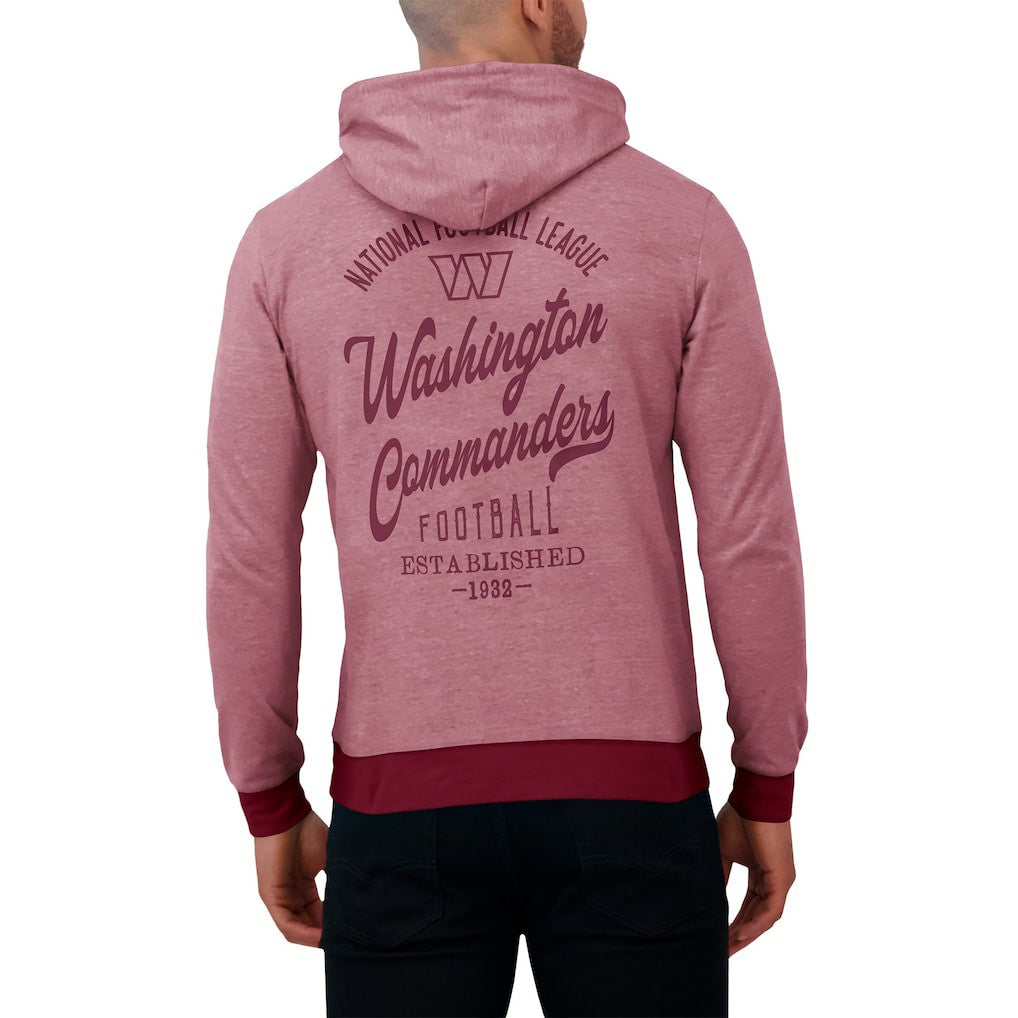 Washington Commanders Darius Rucker Collection Tonal Knit Pullover Hoodie Burgundy - Fanatics