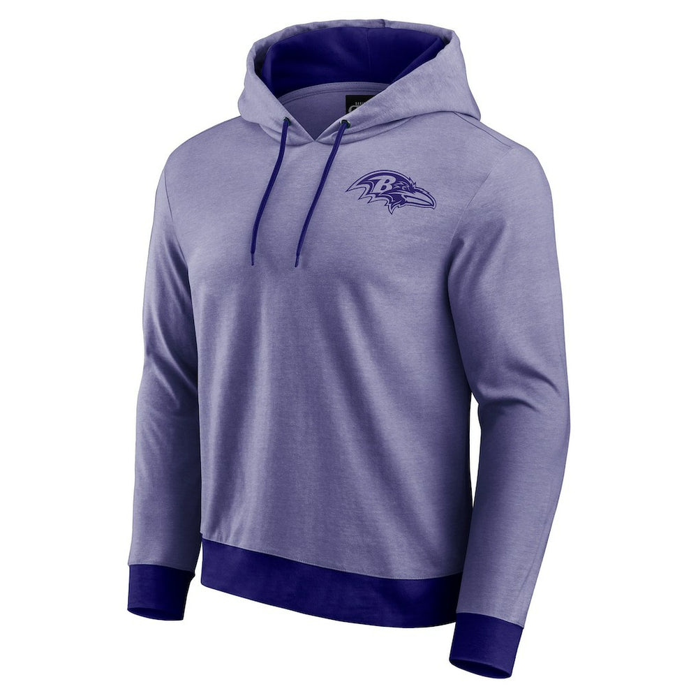 Baltimore Ravens Darius Rucker Collection Tonal Knit Pullover Hoodie Purple - Fanatics