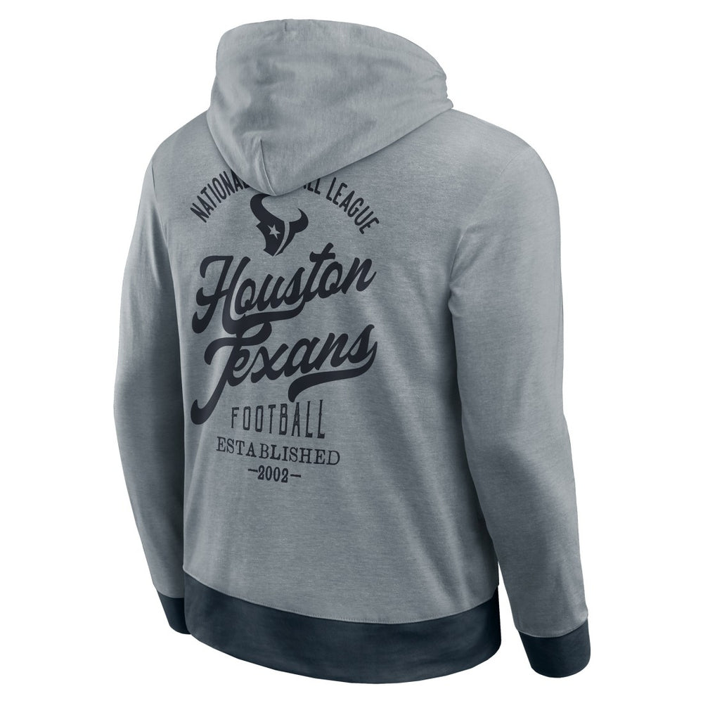 Houston Texans Darius Rucker Collection Tonal Knit Pullover Hoodie Navy - Fanatics