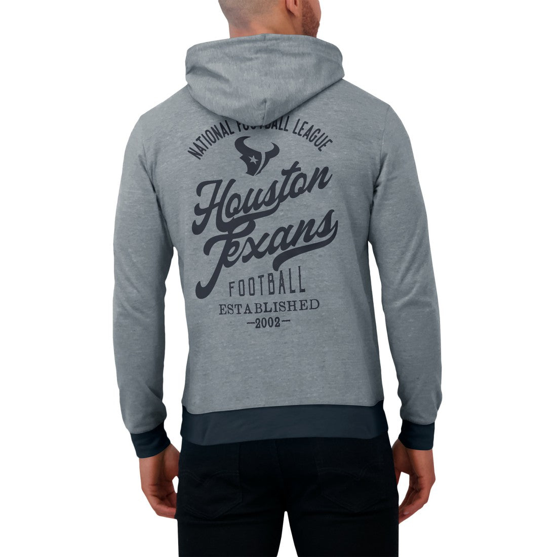 Houston Texans Darius Rucker Collection Tonal Knit Pullover Hoodie Navy - Fanatics