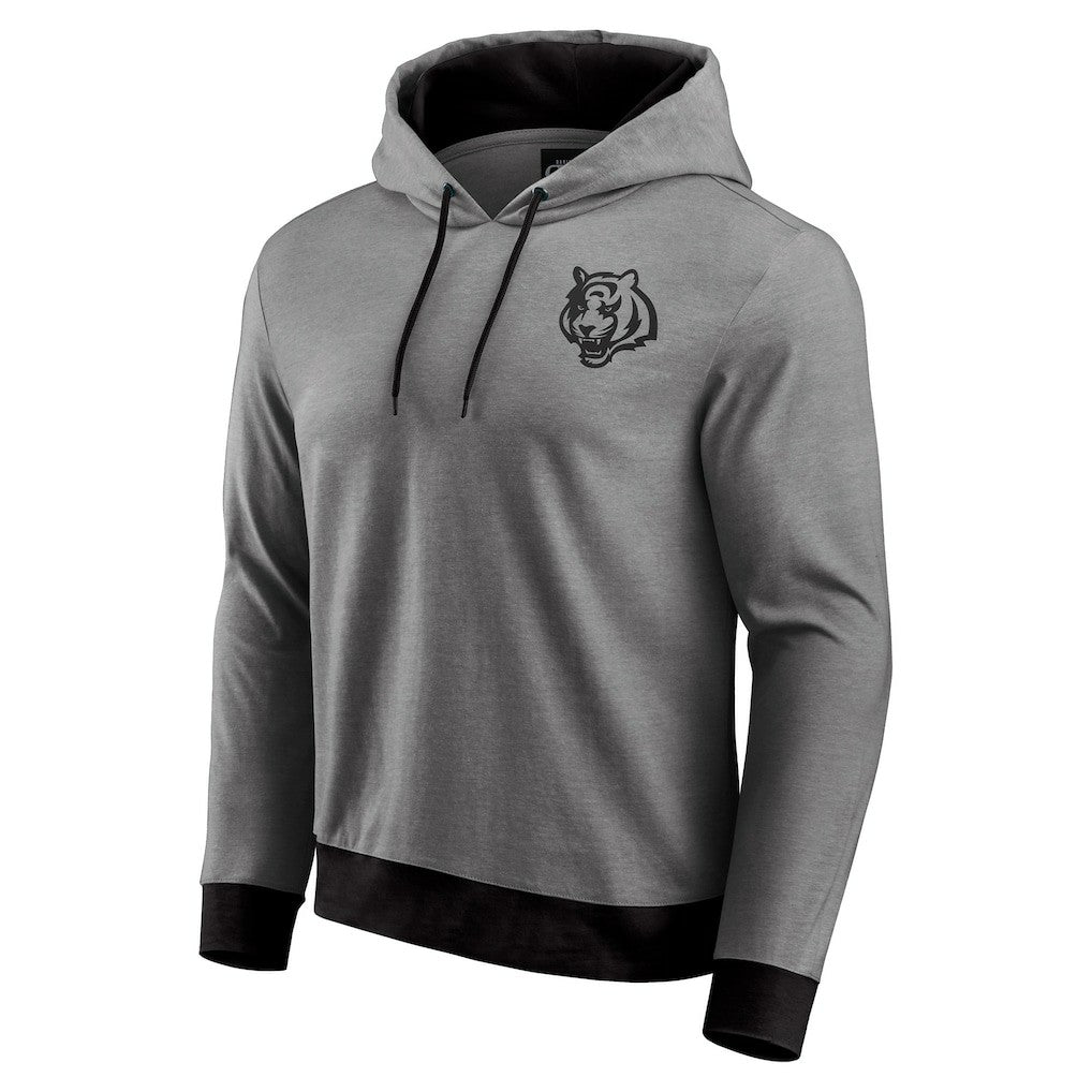 Cincinnati Bengals Darius Rucker Collection Tonal Knit Pullover Hoodie Black - Fanatics