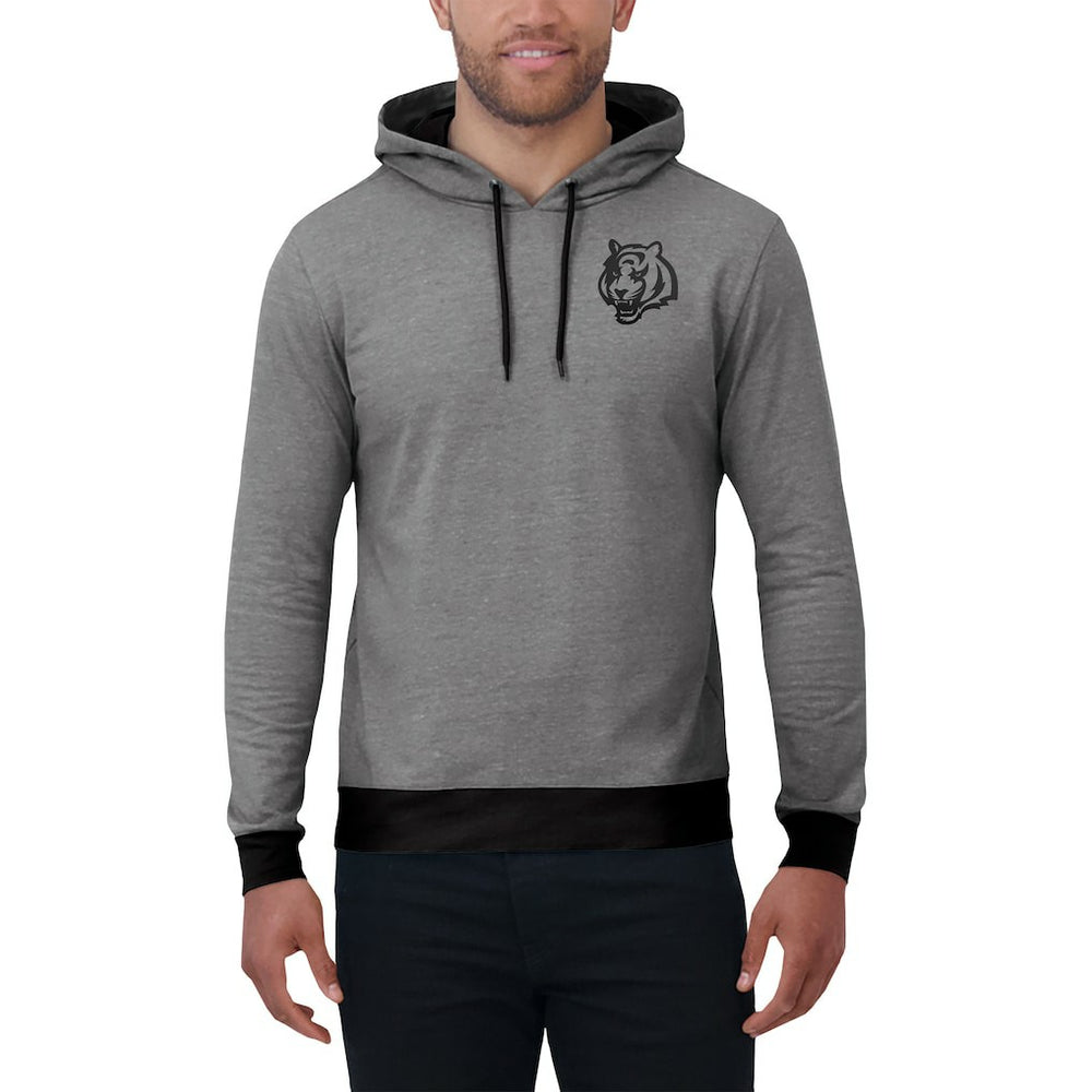 Cincinnati Bengals Darius Rucker Collection Tonal Knit Pullover Hoodie Black - Fanatics