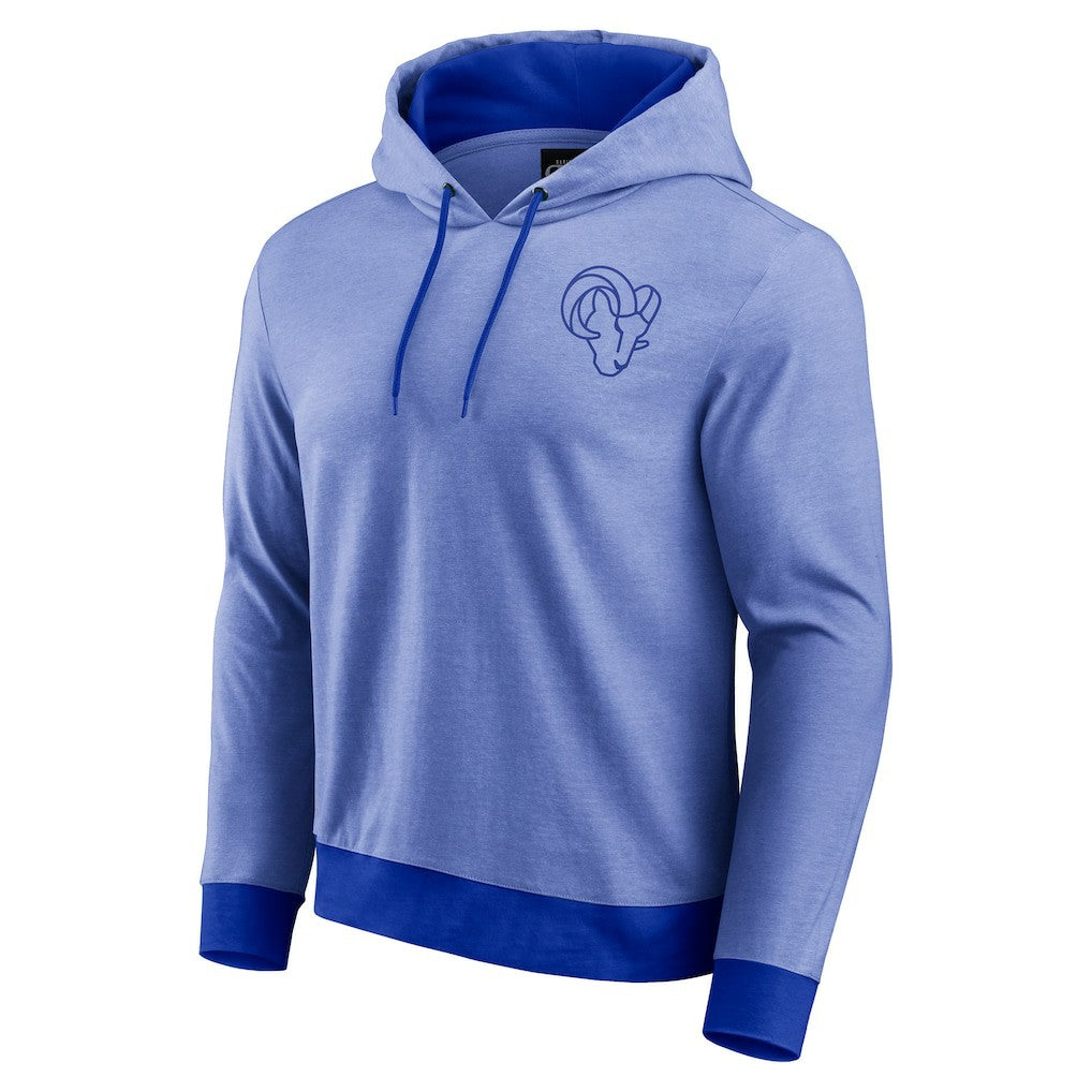 Los Angeles Rams Darius Rucker Collection Tonal Knit Pullover Hoodie Royal - Fanatics