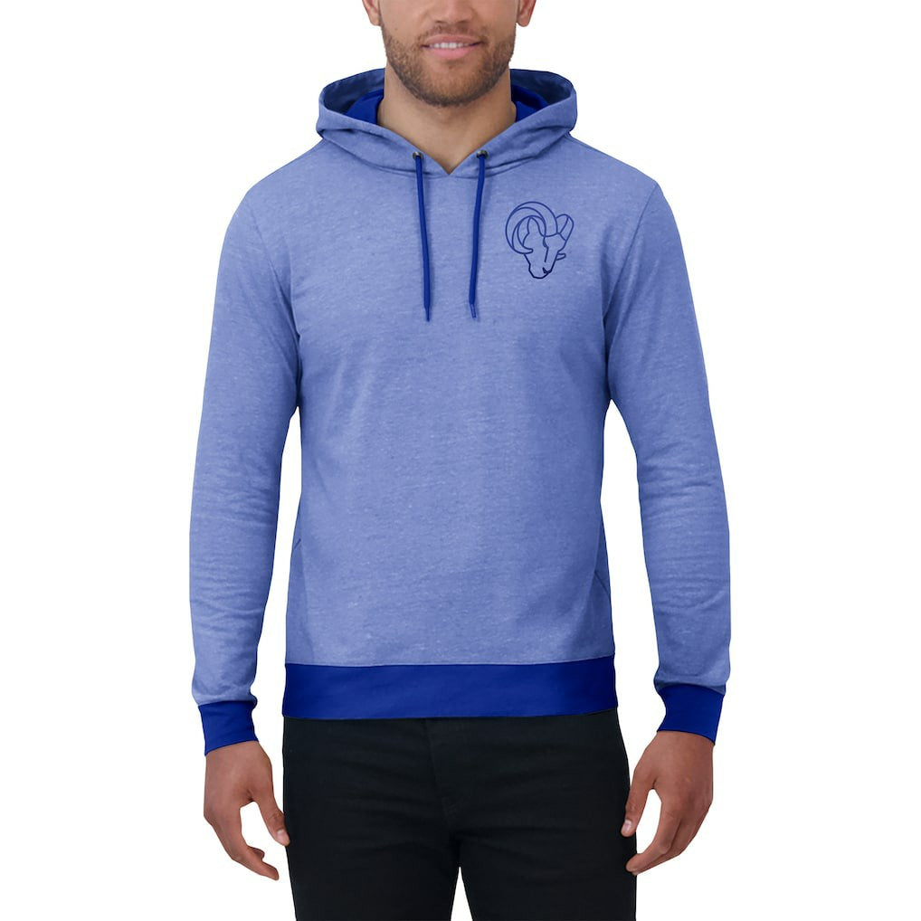 Los Angeles Rams Darius Rucker Collection Tonal Knit Pullover Hoodie Royal - Fanatics