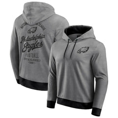 Philadelphia Eagles Darius Rucker Collection Tonal Knit Pullover Hoodie Gray - Fanatics