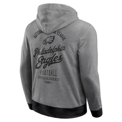 Philadelphia Eagles Darius Rucker Collection Tonal Knit Pullover Hoodie Gray - Fanatics
