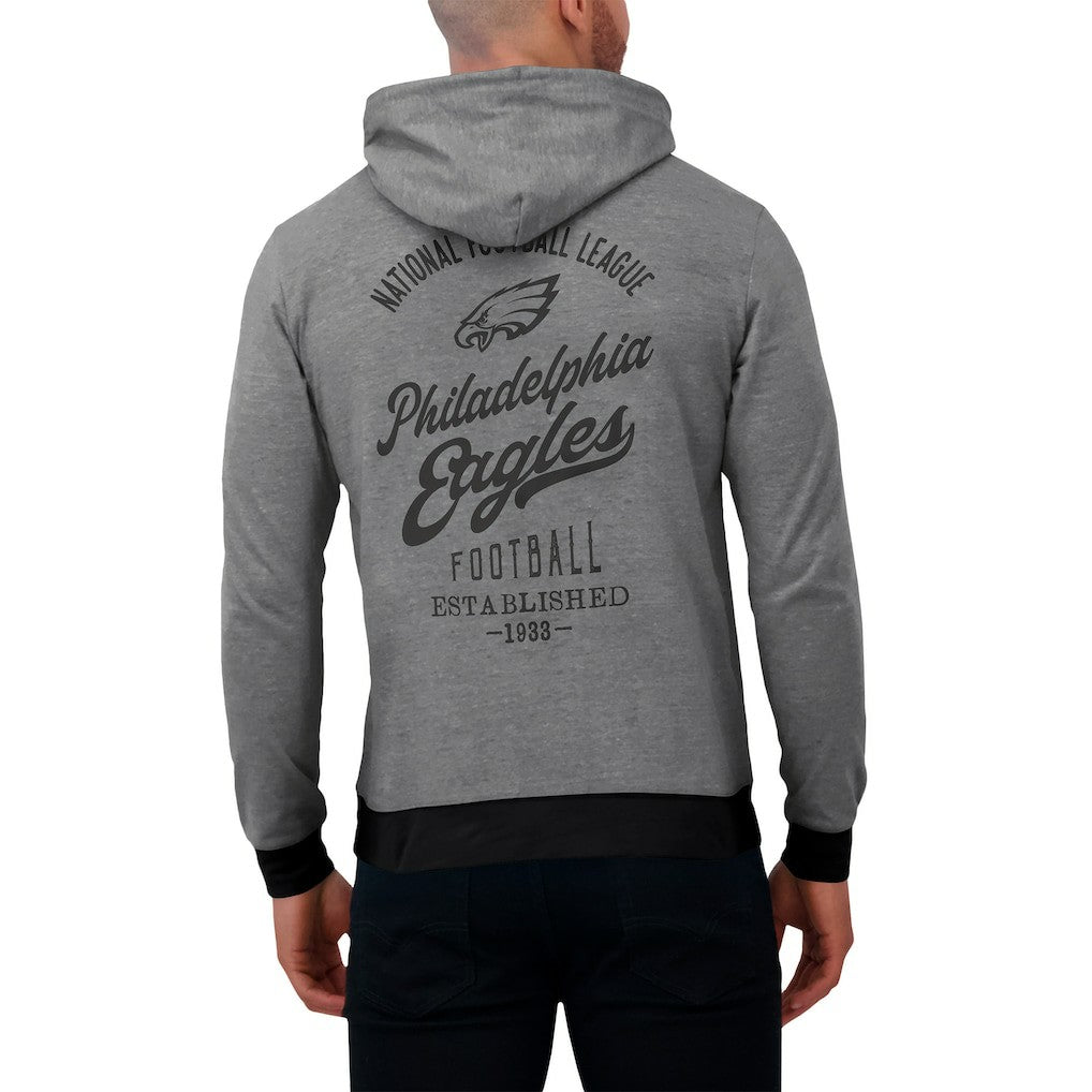 Philadelphia Eagles Darius Rucker Collection Tonal Knit Pullover Hoodie Gray - Fanatics