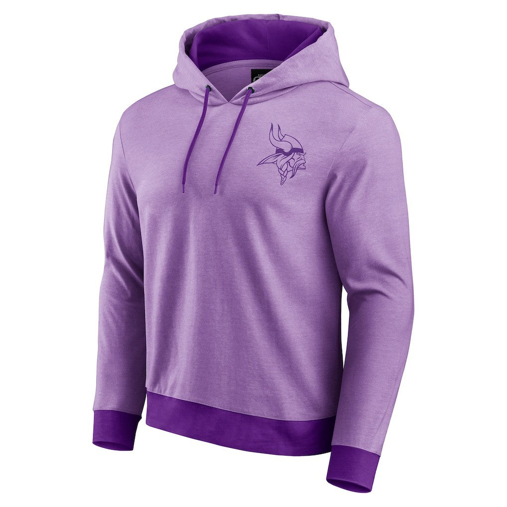 Minnesota Vikings Darius Rucker Collection Tonal Knit Pullover Hoodie Purple - Fanatics