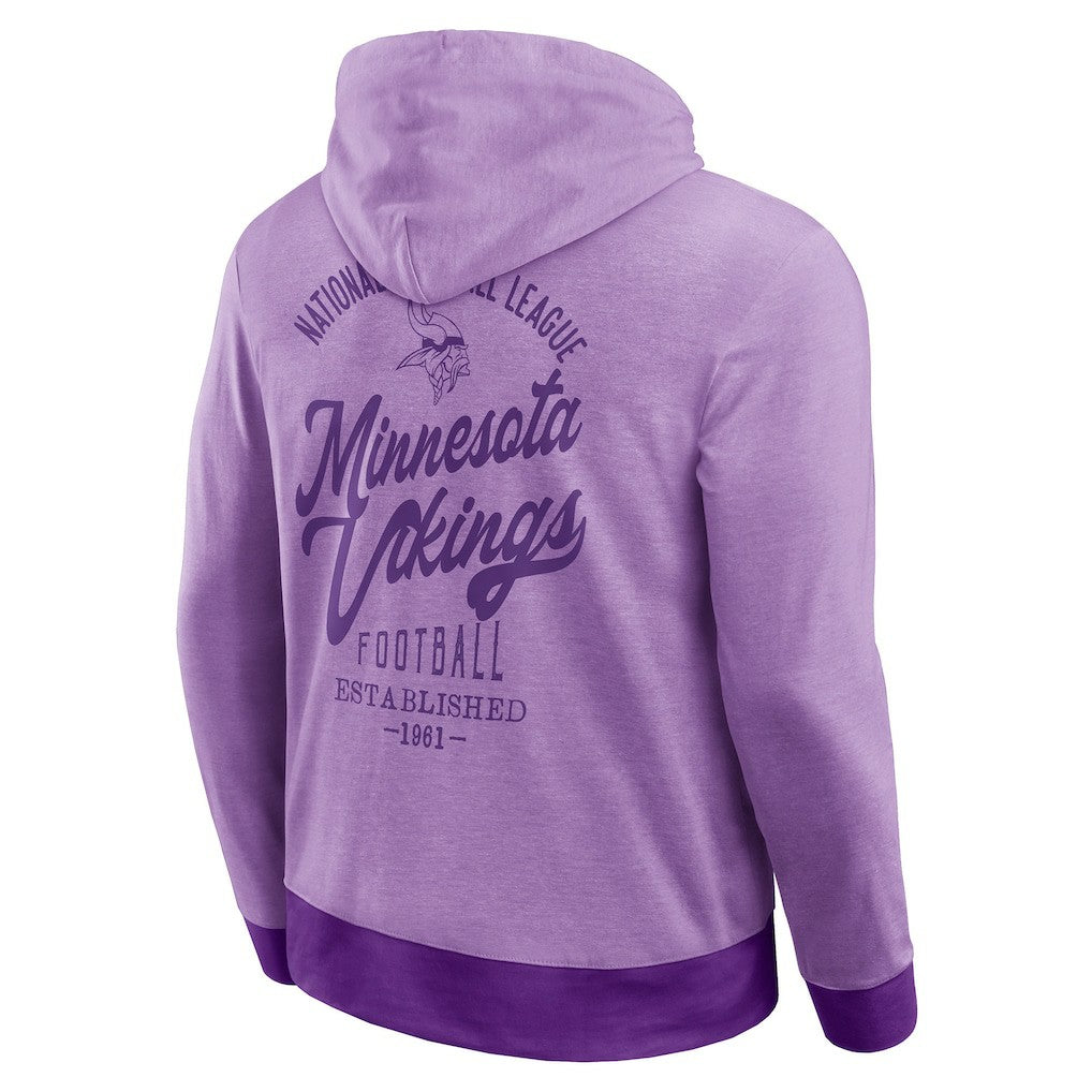 Minnesota Vikings Darius Rucker Collection Tonal Knit Pullover Hoodie Purple - Fanatics