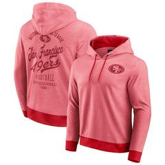 San Francisco 49ers Darius Rucker Collection Tonal Knit Pullover Hoodie Scarlet - Fanatics