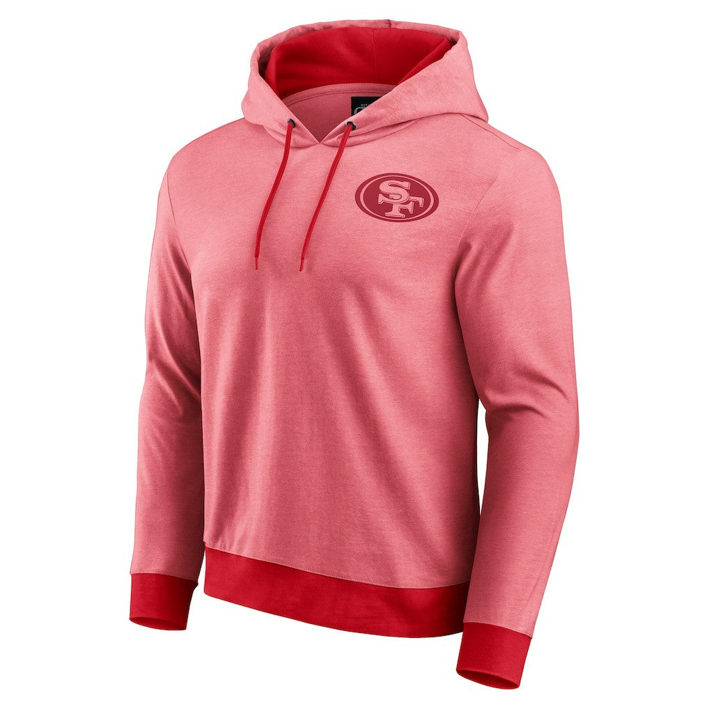 San Francisco 49ers Darius Rucker Collection Tonal Knit Pullover Hoodie Scarlet - Fanatics