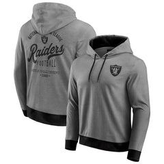 Las Vegas Raiders Darius Rucker Collection Tonal Knit Pullover Hoodie Black - Fanatics