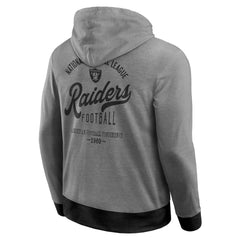 Las Vegas Raiders Darius Rucker Collection Tonal Knit Pullover Hoodie Black - Fanatics
