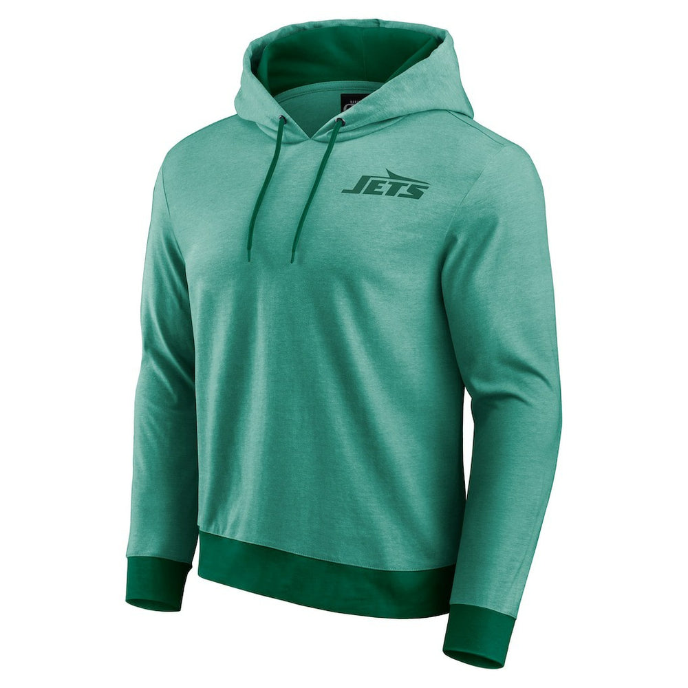 New York Jets Darius Rucker Collection Tonal Knit Pullover Hoodie Green - Fanatics