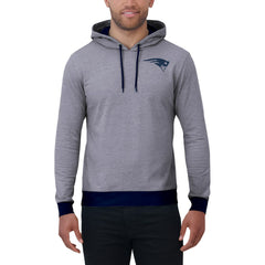 New England Patriots Darius Rucker Collection Tonal Knit Pullover Hoodie Navy - Fanatics
