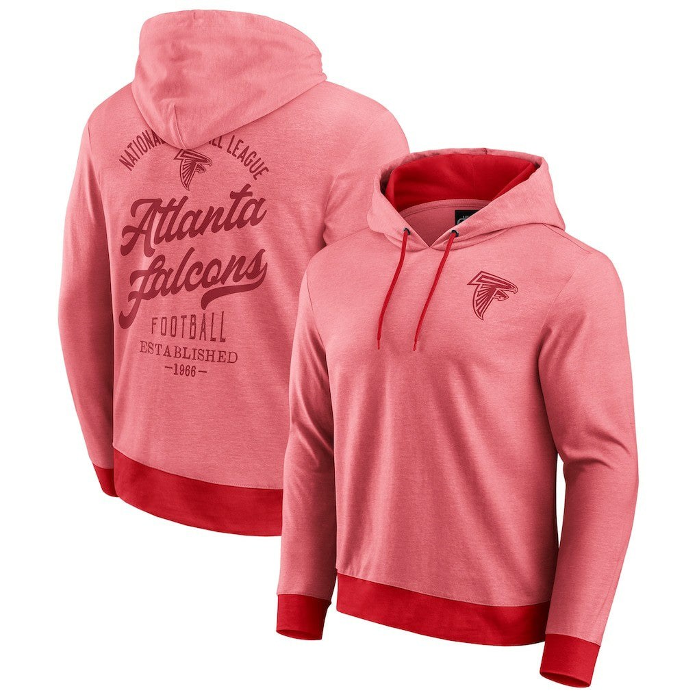 Atlanta Falcons Darius Rucker Collection Tonal Knit Pullover Hoodie Red - Fanatics