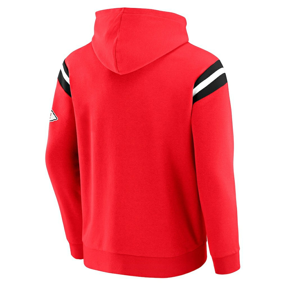 Kansas City Chiefs Darius Rucker Collection Football Washed Pullover Hoodie Red - Fanatics