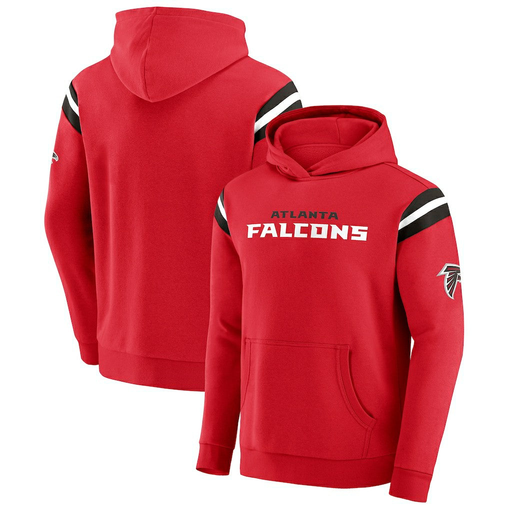 Atlanta Falcons Darius Rucker Collection Football Washed Pullover Hoodie Red - Fanatics