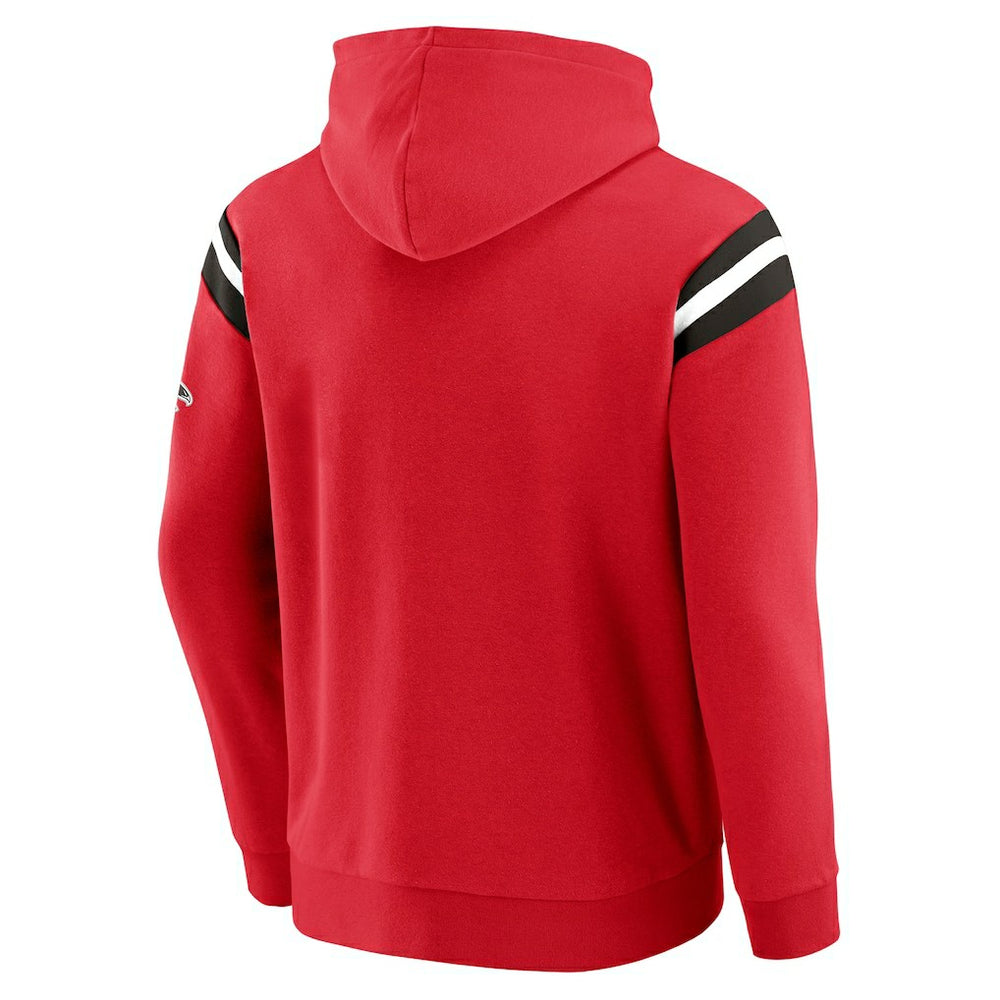 Atlanta Falcons Darius Rucker Collection Football Washed Pullover Hoodie Red - Fanatics
